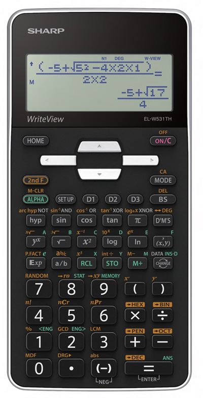 KALKULATOR TEH.SHARP ELW 531THWH BEL 4VRSTIČNI
