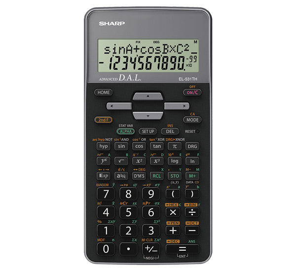 KALKULATOR TEH.SHARP EL 531THBGY SIV 2VRSTIČNI