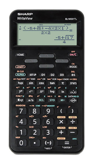 KALKULATOR TEH.SHARP ELW 531TLBBK ČRN 4VRSTIČNI