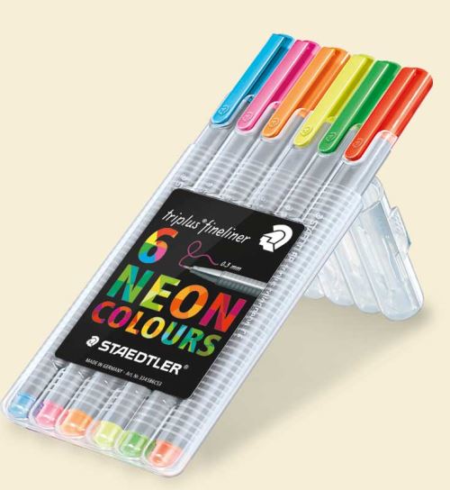 LINER STAEDTLER TRIPLUS NEON 6/1