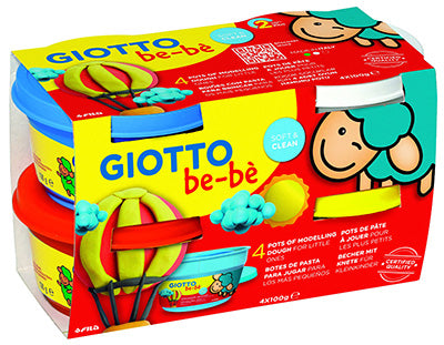 PLASTELIN GIOTTO BE-BE 464901 V LONČKU (4X100G)4/1