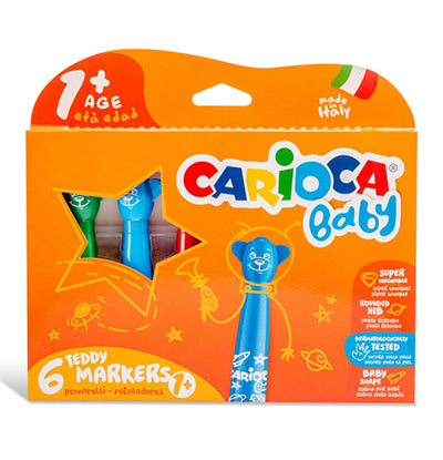 Flomastri Carioca Baby, 1+ (jumbo 6/1)