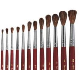 ČOPIČ okrogel, št. 12