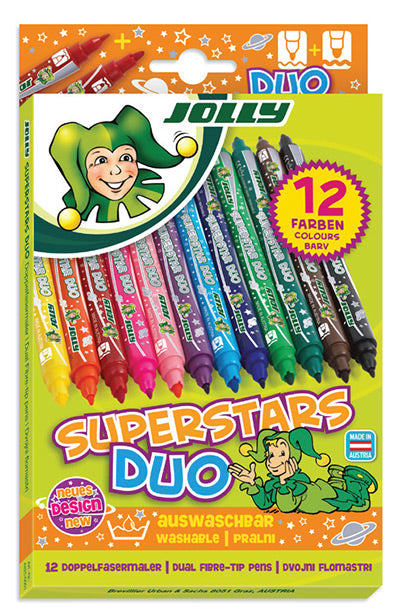 FLOMASTRI JOLLY 4425-0001 SUPERSTARS OBOJESTR.12/1