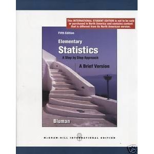 ELEMENTARY STATISTICS: A BRIEF VERSION 5ED