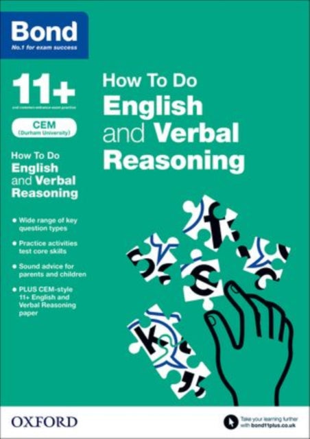 CEM How To Do: Bond 11+ English and Verbal Reasoning (for Cambridge Select Insight)