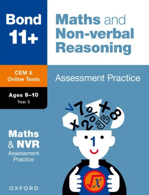 Bond 11+ CEM Maths & Non-verbal Reasoning Assessment Practice 9-10 Years (for Cambridge Select Insight)