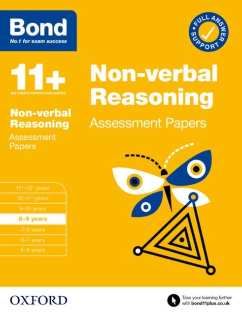 Bond 11+ Non-verbal Reasoning Assessment Papers 8-9 years (for GL Assessment & other 11 plus exams)