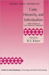 CASTE, HIERARCHY, AND INDIVIDUALISM