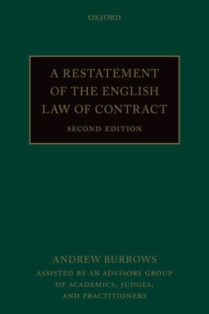 Restatement of the English Law of Contract