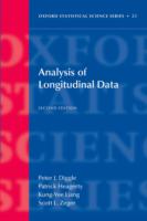 ANALYSIS OF LONGITUDINAL DATA