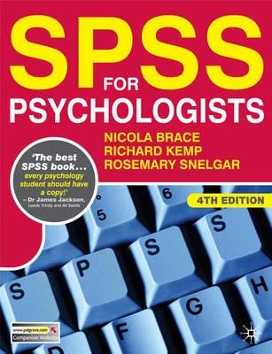 SPSS FOR PSYCHOLOGISTS
