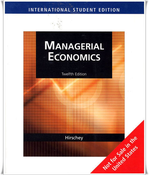 MANAGERIAL ECONOMICS, INTERNATIONAL EDITION