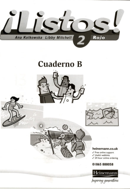 Listos! 2 Rojo Workbook (Pack of 8)