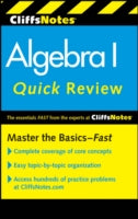 CLIFFSNOTES ALGEBRA I QUICK REVIEW