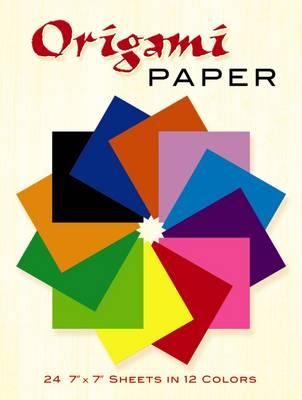 Origami Paper: 24 7" x 7" Sheets in 12 Colours
