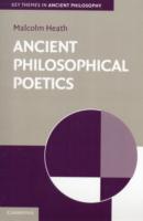 ANCIENT PHILOSOPHICAL POETICS