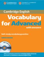 Cambridge Vocabulary for Advanced with Answers and Audio CD