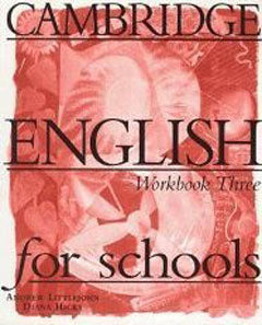 CAMBRIDGE ENGLISH FOR SCHOOLS 3, delovni zvezek za angleščino v 9. razredu osnovne šole, DZS