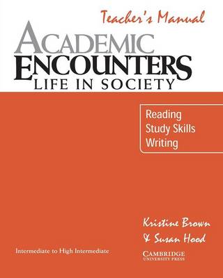 Academic Listening Encounters Teacher's Manual: Listening, Note Taking, and Discussion