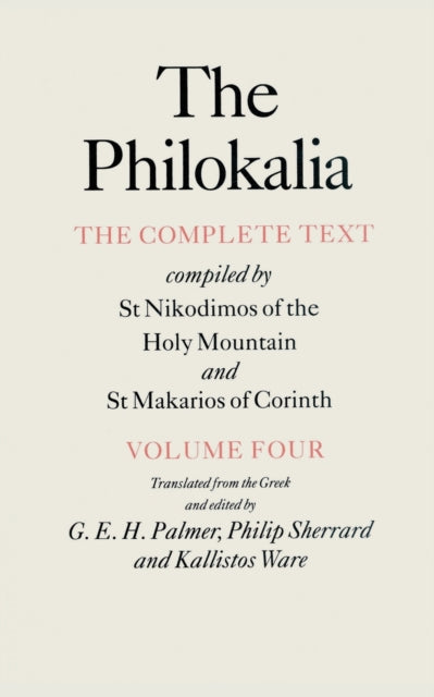 Philokalia Vol 4