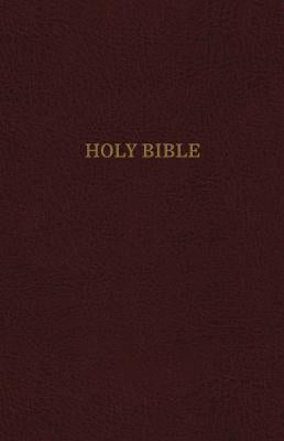 KJV Holy Bible: Personal Size Giant Print with 43,000 Cross References, Burgundy Bonded Leather, Red Letter, Comfort Print: King James Version