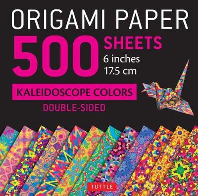 Origami Paper 500 Sheets Kaleidoscope Patterns 6" (15 CM): 12 Double-Sided Designs