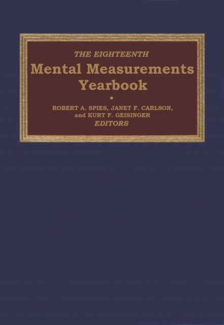 Eighteenth Mental Measurements Yearbook