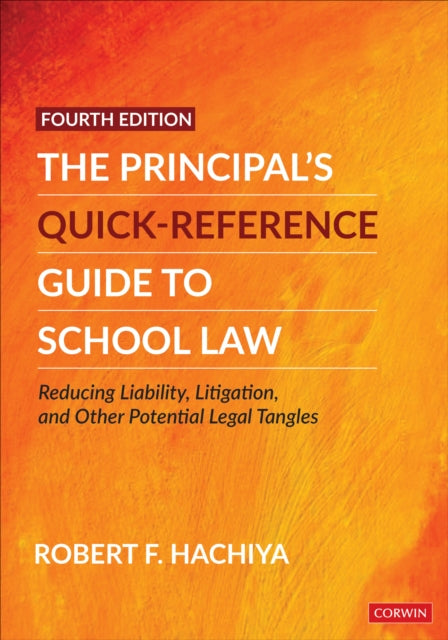 Principal's Quick-Reference Guide to School Law