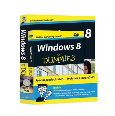 Windows 8 For Dummies(R) Book + DVD Bundle