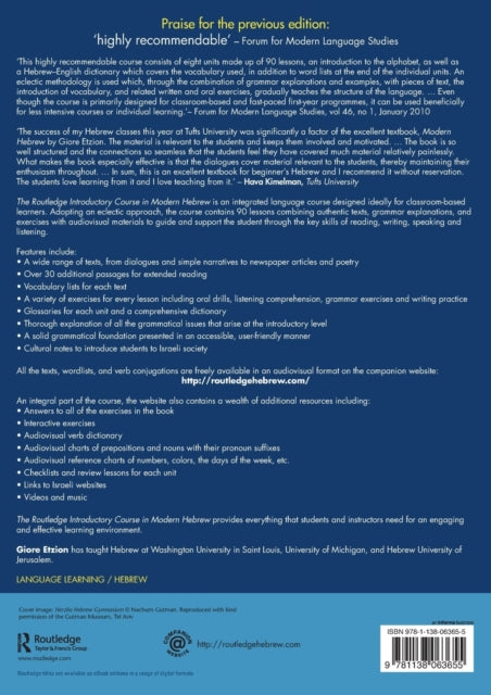 Routledge Introductory Course in Modern Hebrew