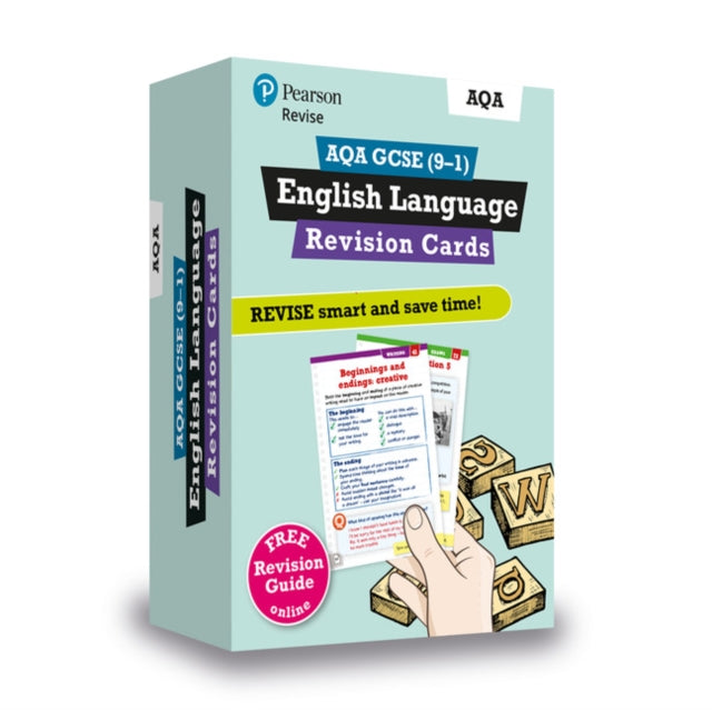 Pearson REVISE AQA GCSE English Language Revision Cards - for 2026, 2027 exams
