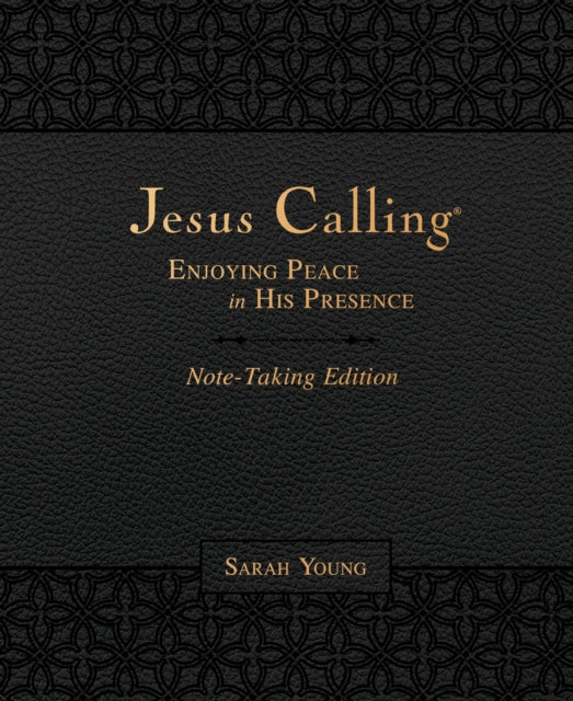 Jesus Calling Note-Taking Edition, Leathersoft, Black, with Full Scriptures