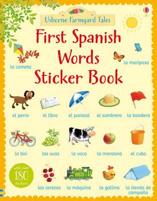 FARMYARD TALES FIRST SPANISH WORDS STICKER BOOK