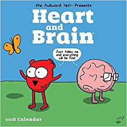 HEART & BRAIN 2018 WALL CALENDAR