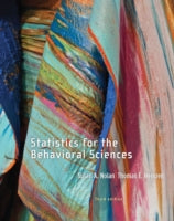 STATISTICS FOR THE BEHAVIORAL SCIENCES