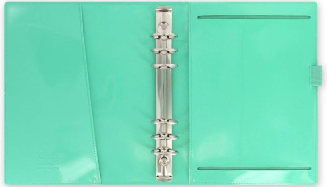 Filofax A5 Domino Patent turquoise organiser