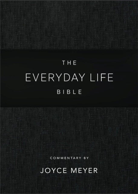 Everyday Life Bible: Black LeatherLuxe®