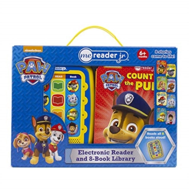 Nickelodeon PAW Patrol: Me Reader Jr Electronic Reader and 8-Book Library Sound Book Set