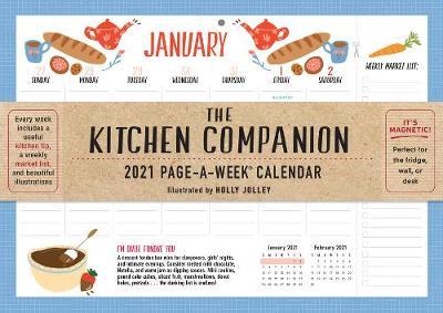 2021 KITCHEN COMPANION PAGE-A-WEEK WALL CALENDAR