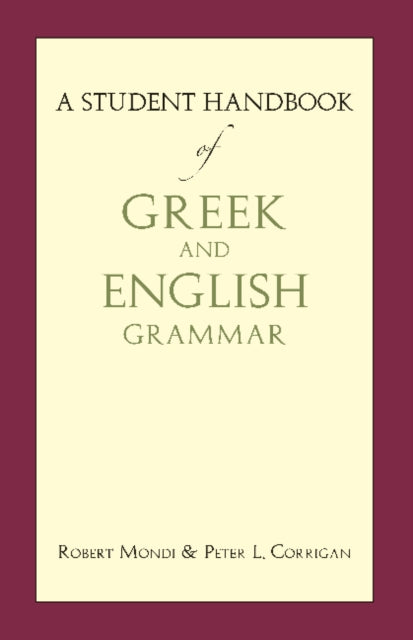 Student Handbook of Greek and English Grammar