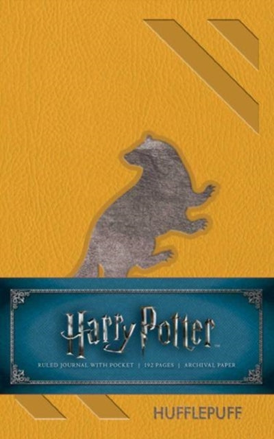 HARRY POTTER: HUFFLEPUFF RULED POCKET JOURNAL