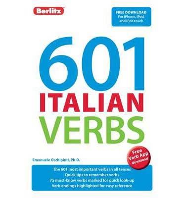 Berlitz 601 Verb Book: Italian