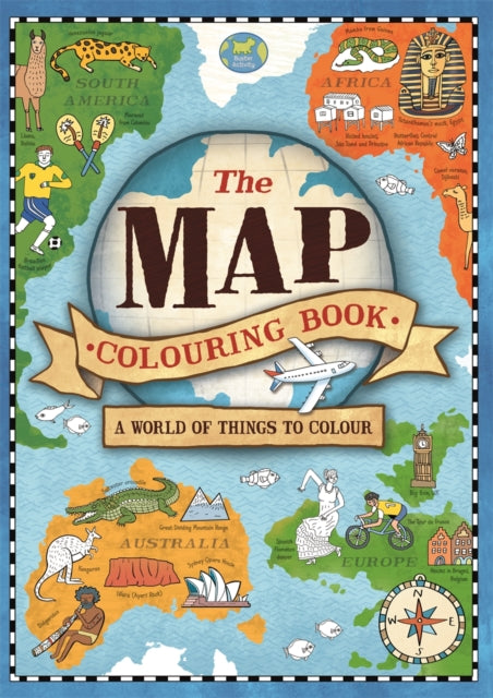 The Map Colouring Book - A World of Things to Colour