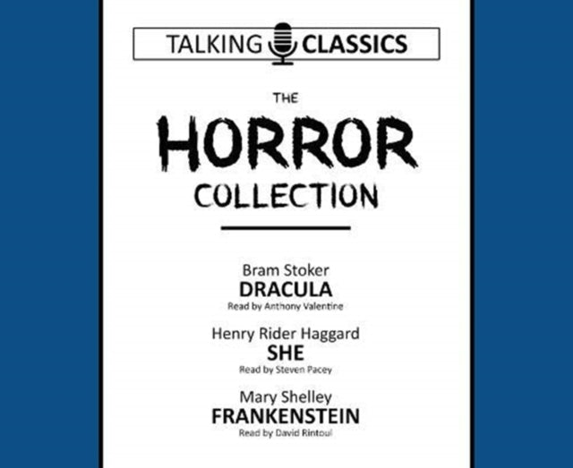 The Horror Collection - Dracula / She / Frankenstein
