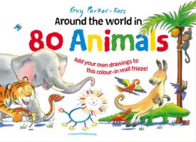Around the World in 80 Animals: Add Your Own Drawings to This Colour-in-wall Frieze!