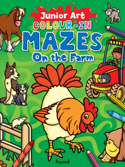 Colour-In Mazes on the Farm