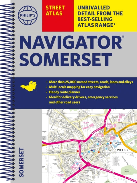 Philip's Navigator Street Atlas Somerset