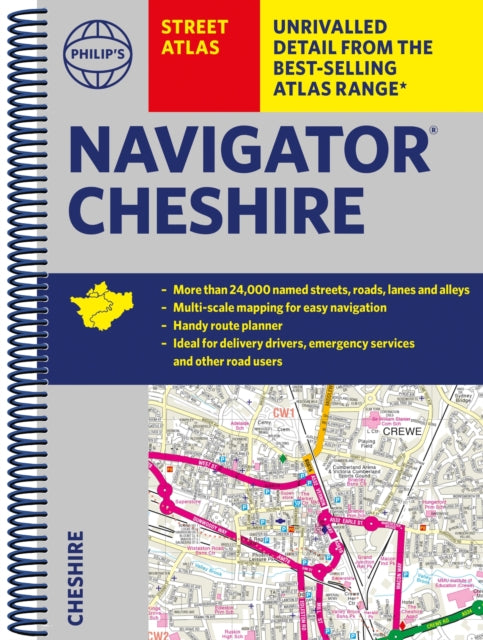 Philip's Navigator  Street Atlas Cheshire