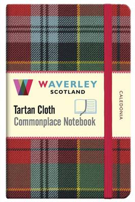 Caledonia: Waverley Genuine Tartan Cloth Commonplace Notebook (9cm x 14cm)